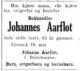 Aarflot Johannes dødsannonse 1930 0519 Aftenposten.jpg
