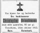Brinchmann Christopher B bankkasserer dødsannonse Adresseavisen 1913 1021.jpg