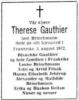 Brinchmann Therese gGauthier dødsannonse 1972 0805 Aftenposten.jpg