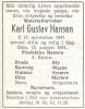 Hansen Karl Gustav dødsannonse 15aug 1951 Arbeiderbladet.jpg