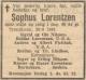 Lorentzen Johan Sophus dødsannonse sept1943.jpg