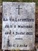 Moe Karen gLorentzen gravsted Lademoen 1991.jpg