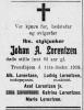 Lorentzen Johan dødsannonse 12des 1919 Adresseavisa.jpg